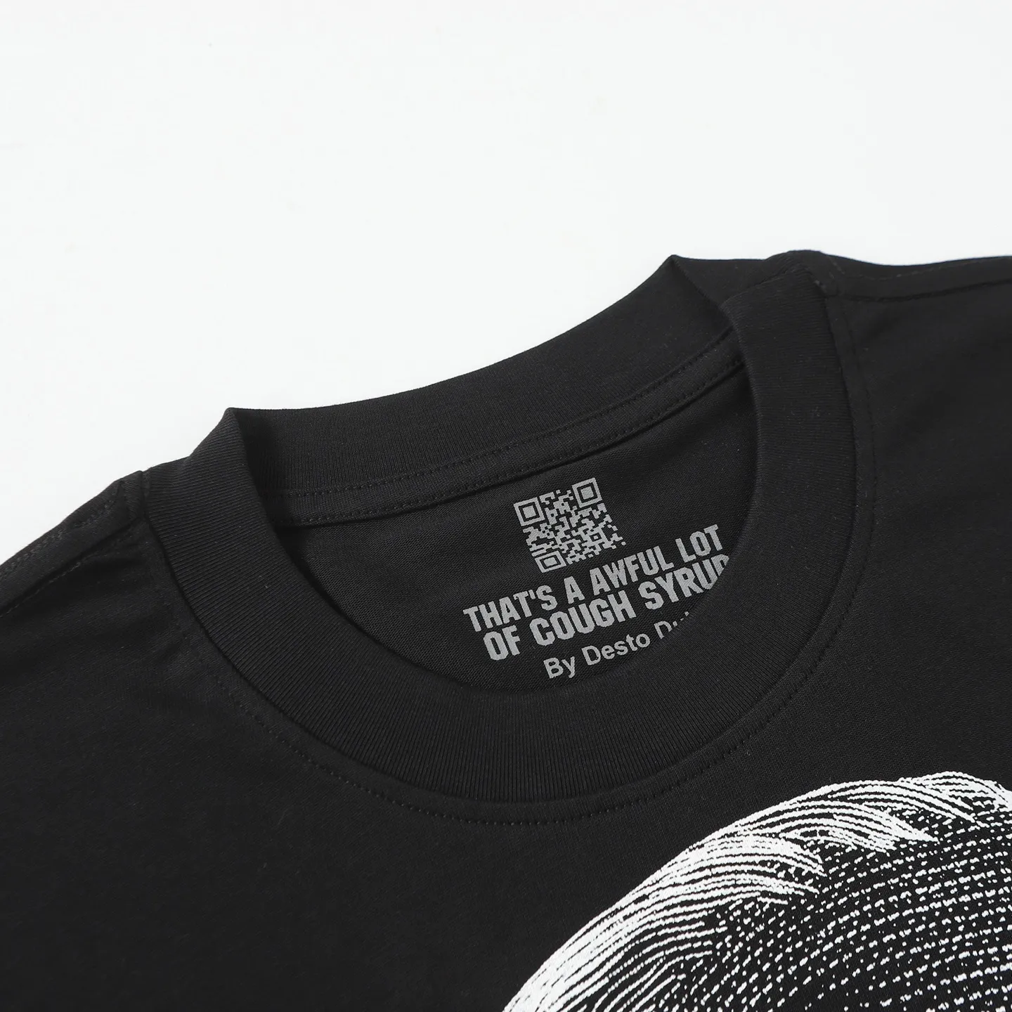 #White/Black I THAT'S A AWFUL LOT OF COUGH SYRUP In Stock Real shot American simple trendy brand loose casual T-shirt Fabric (fabric): 32 counts Weight combed double yarn pure cotton Sizes (size): S-M L X L Color (colour): White, Black